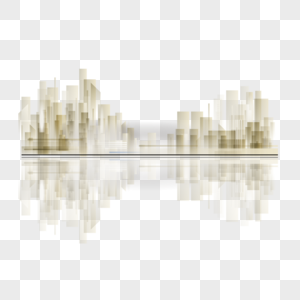AI矢量图城市建筑风景元素图图片