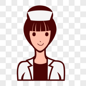 卡通女护士头像图片