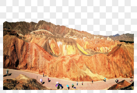 大西北张掖国家地质公园丹霞地貌图片