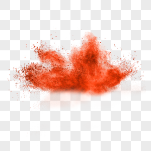 红色粉末状烟雾效果高清图片