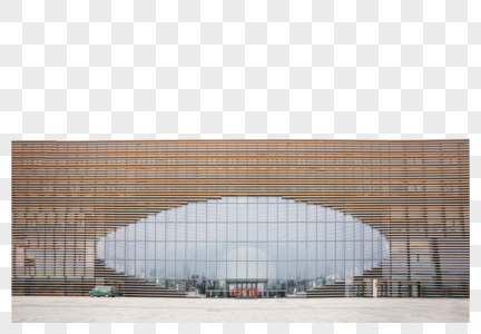 天津滨海图书馆全景图片