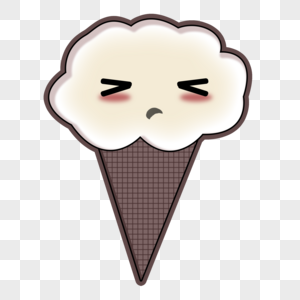 表情冰淇淋图片