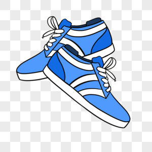 蓝布鞋蓝色布鞋高清图片