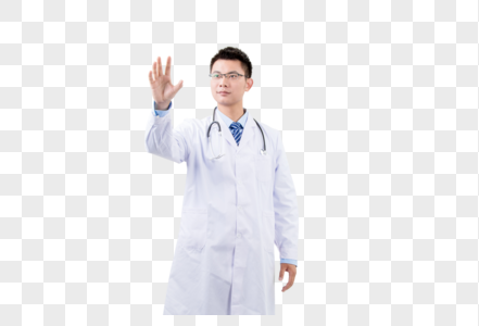 医生男护士形象动作手势图片