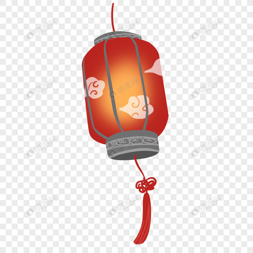 手绘卡通灯笼