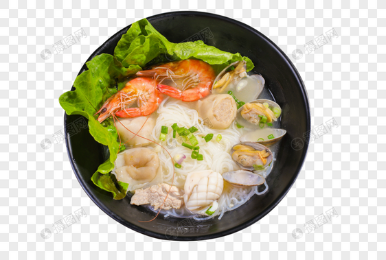 海鲜汤粿条图片