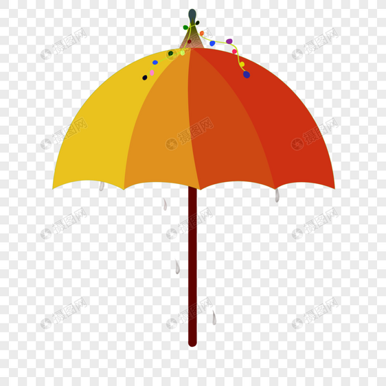 夏日雨伞遮阳伞图片
