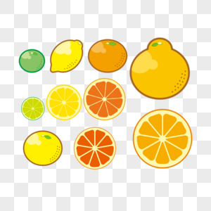 水果黄色酸柠檬高清图片