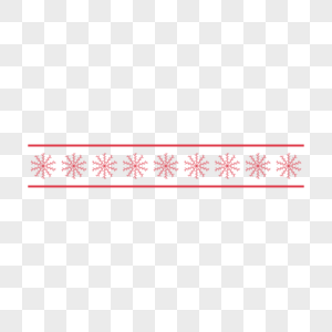 红色圣诞分割边框高清图片