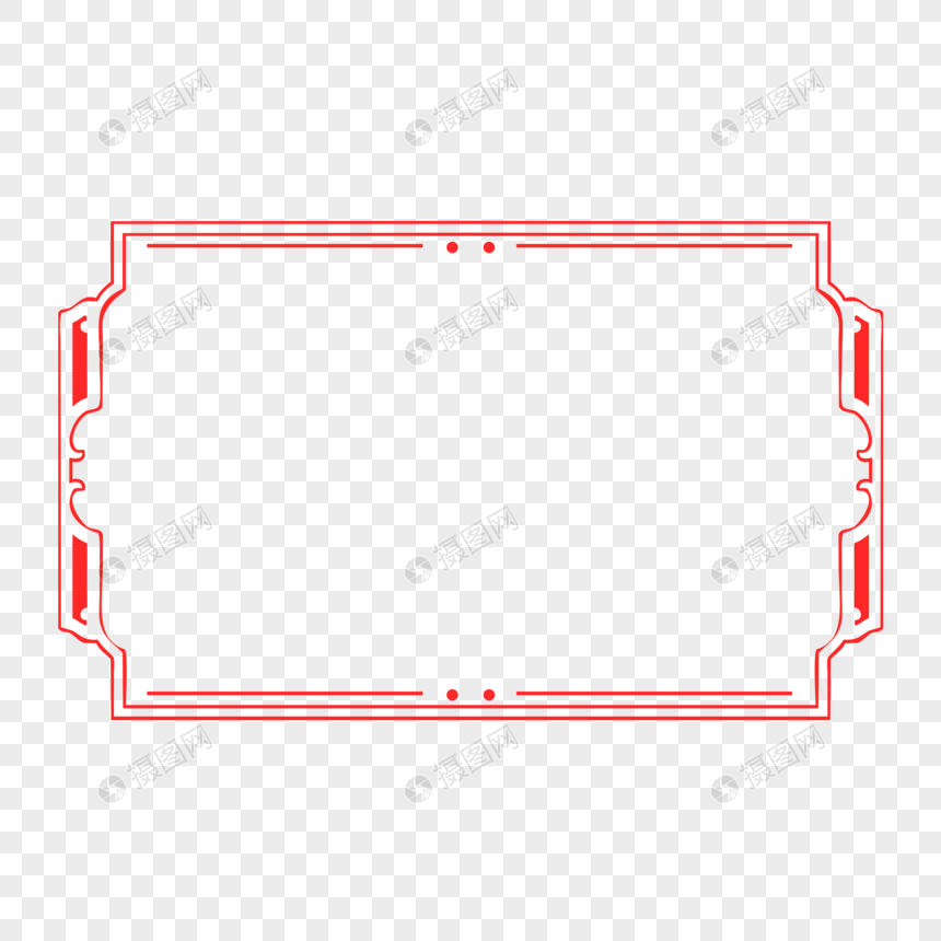 红色装饰边框图片