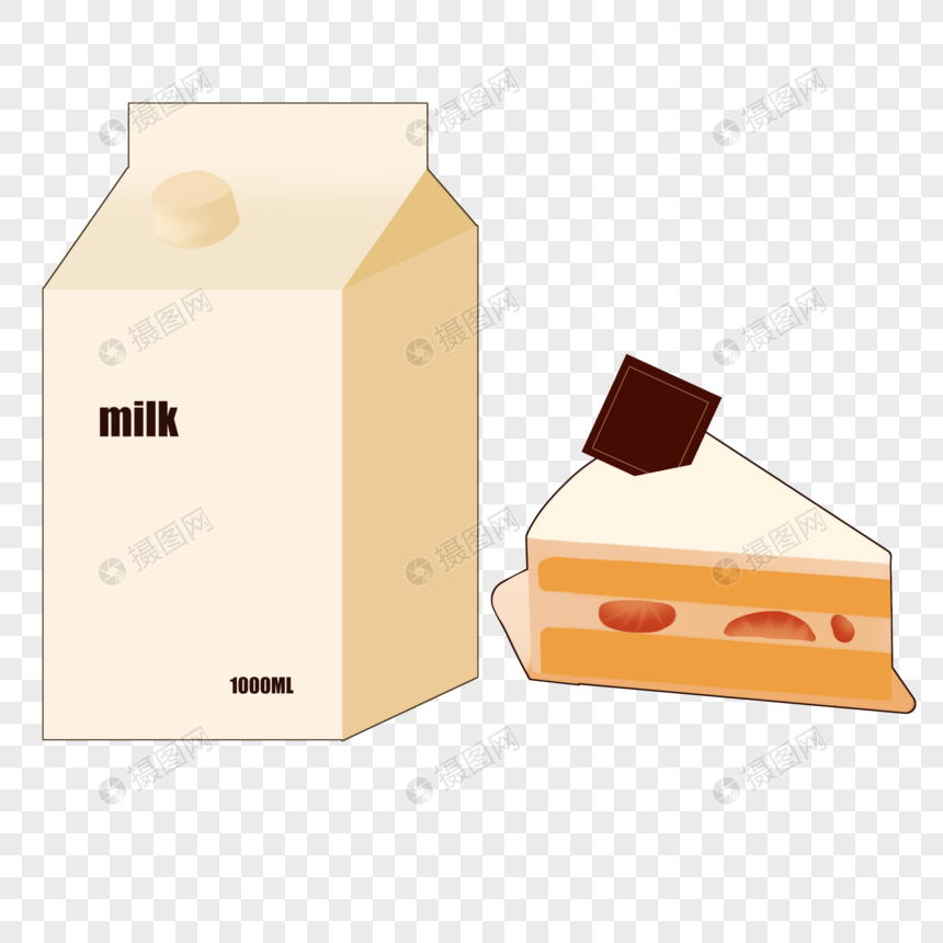 牛奶甜点图片