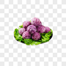 紫薯丸子图片