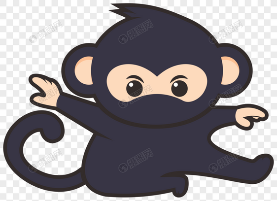忍者猴子图片