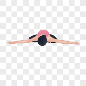 练习瑜伽的女孩瑜伽健身高清图片素材