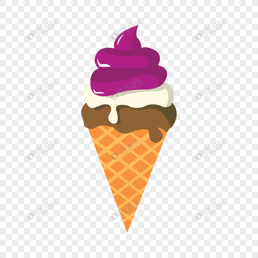 高清矢量冰淇淋甜品图片