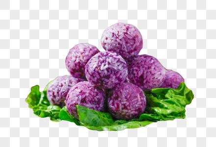 麻辣烫紫薯糯米丸图片