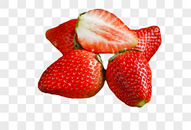 新鲜奶油草莓图片