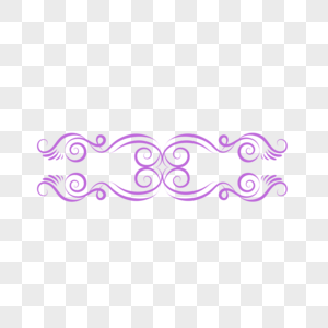 欧式紫色花纹图片