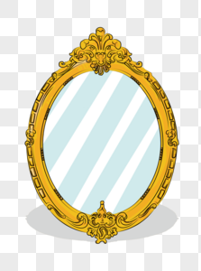 欧式镜子镜子背景高清图片