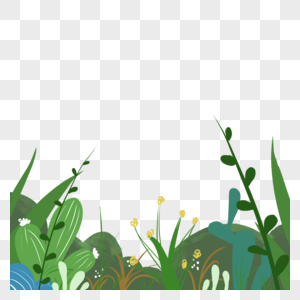 绿色植物插图图片