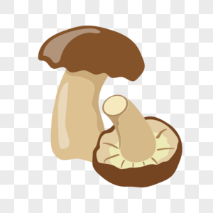 蘑菇矢量元素高清图片
