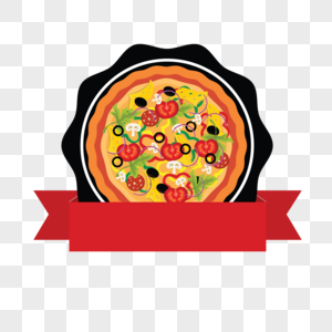披萨标题披萨标签高清图片