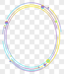 椭圆边框元素背景图片