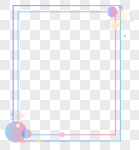 科技感线条边框高清图片