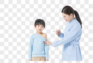 儿童打针疫苗图片