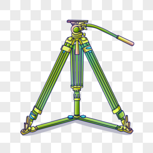 卡通三脚架相机支架支撑器高清图片
