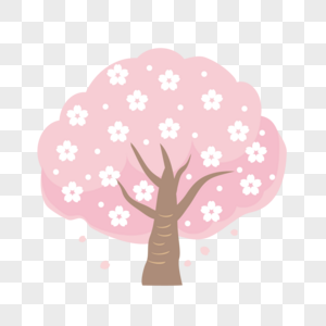 樱花树粉色大树高清图片