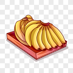卡通香蕉水果图片