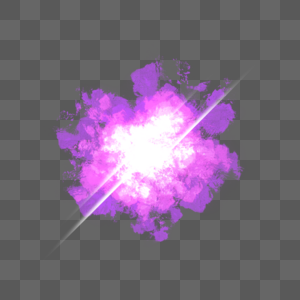 紫色核爆图片