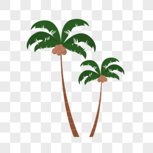 椰树椰子海边高清图片