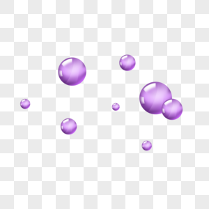 紫色几何球体图片