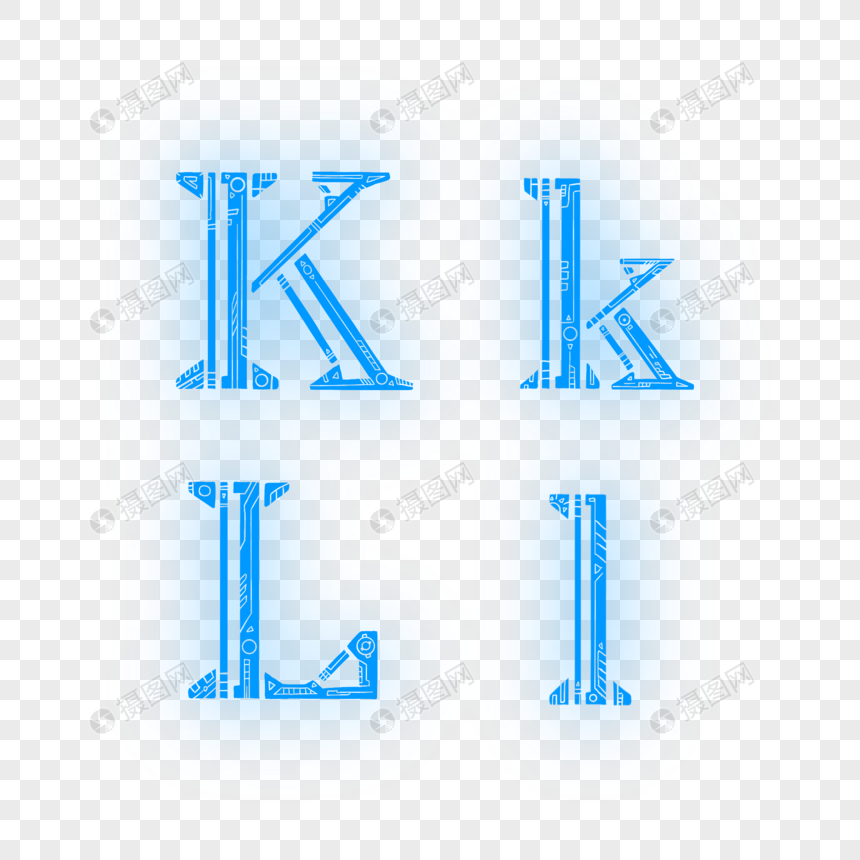 字母KkLl图片