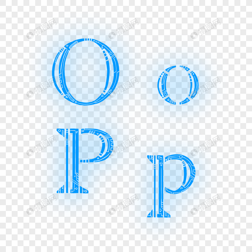 字母OoPp图片