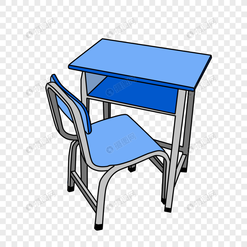 学校桌椅图片