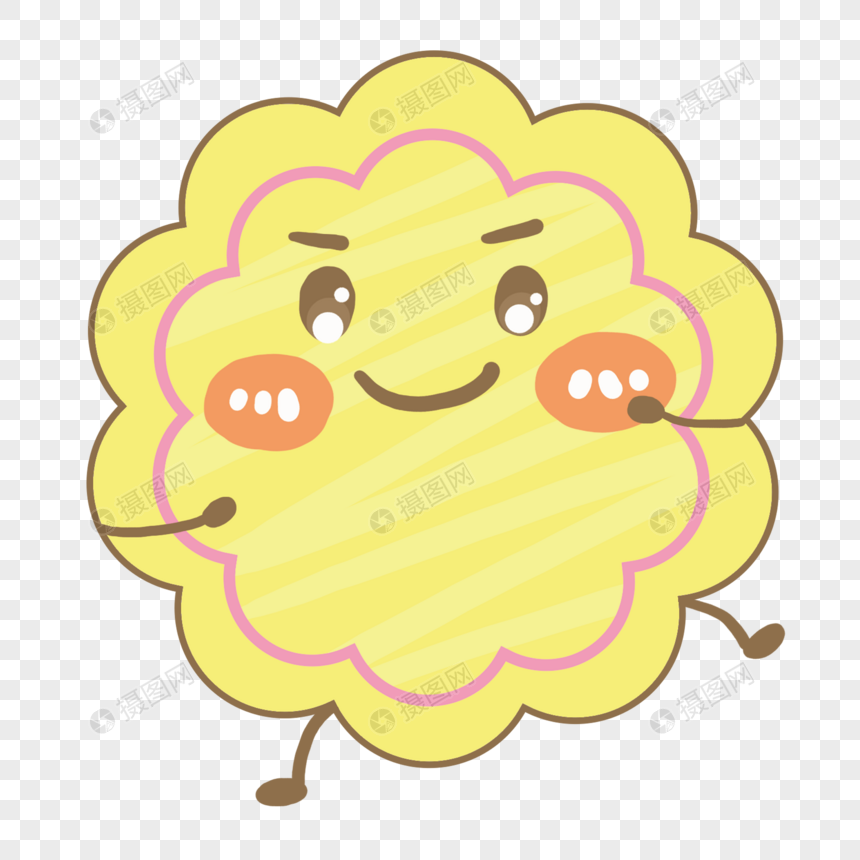 的字体月饼君表情格式psd元素_设计魔幻设计素材图片