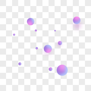 紫色渐变色几何球体图片