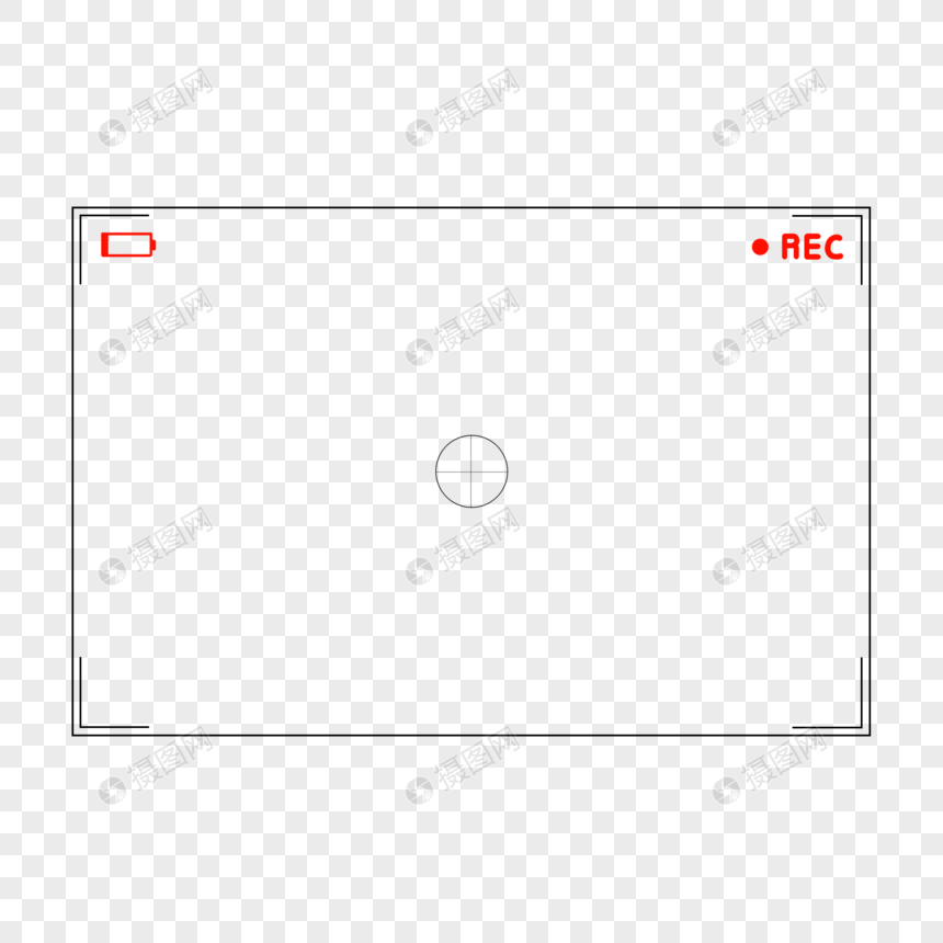 相机录像边框图片