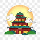 中秋节月宫古风建筑图片