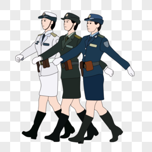 女兵图片