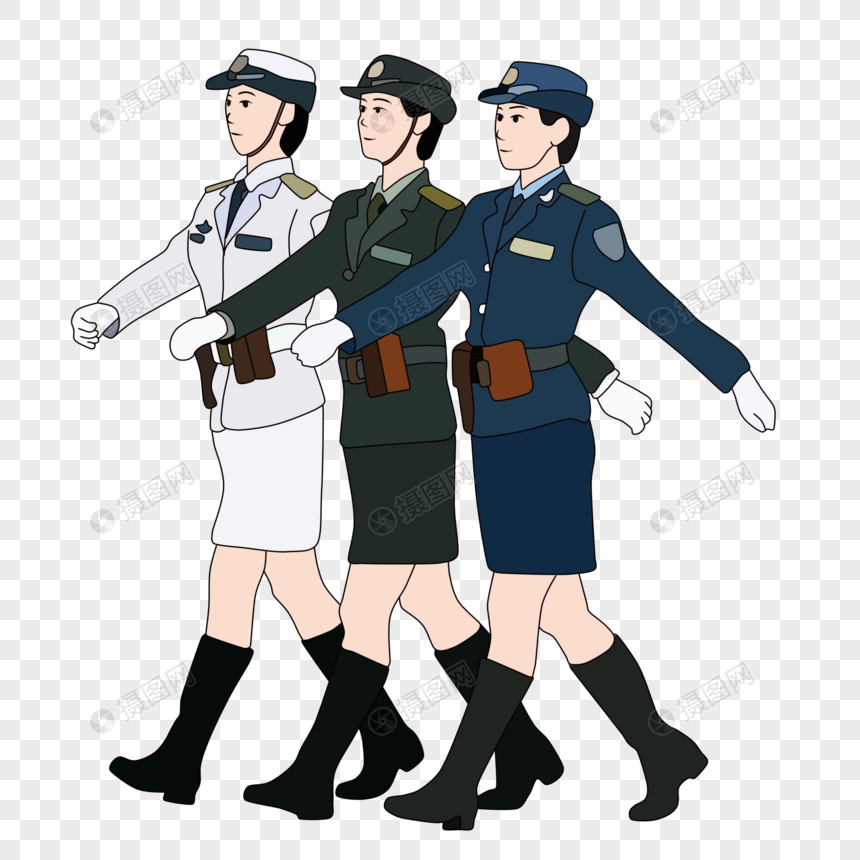 女兵图片