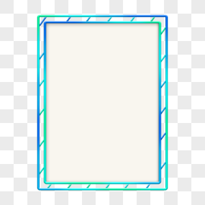相框渐变彩色立体边框画框高清图片