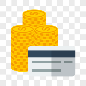 金钱银行卡图标免抠矢量插画素材图片