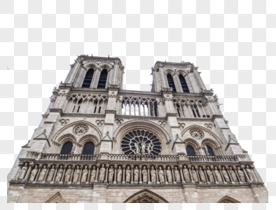 巴黎圣母院外景_图片