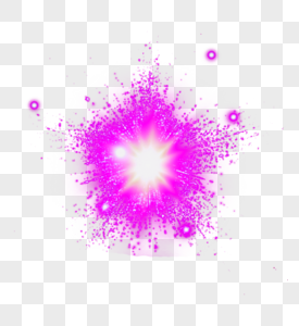 紫色放射光源效果元素图片