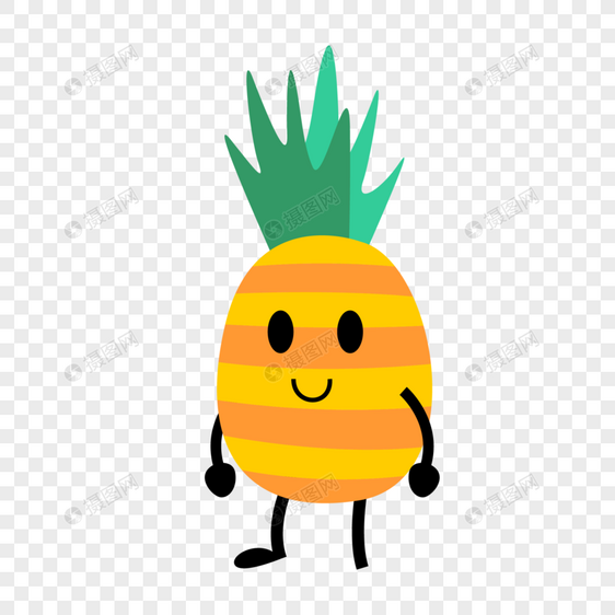 菠萝表情图片