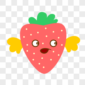 草莓表情图片